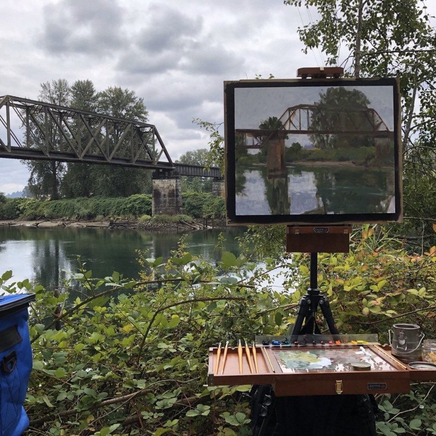 My set up at Cody Park.