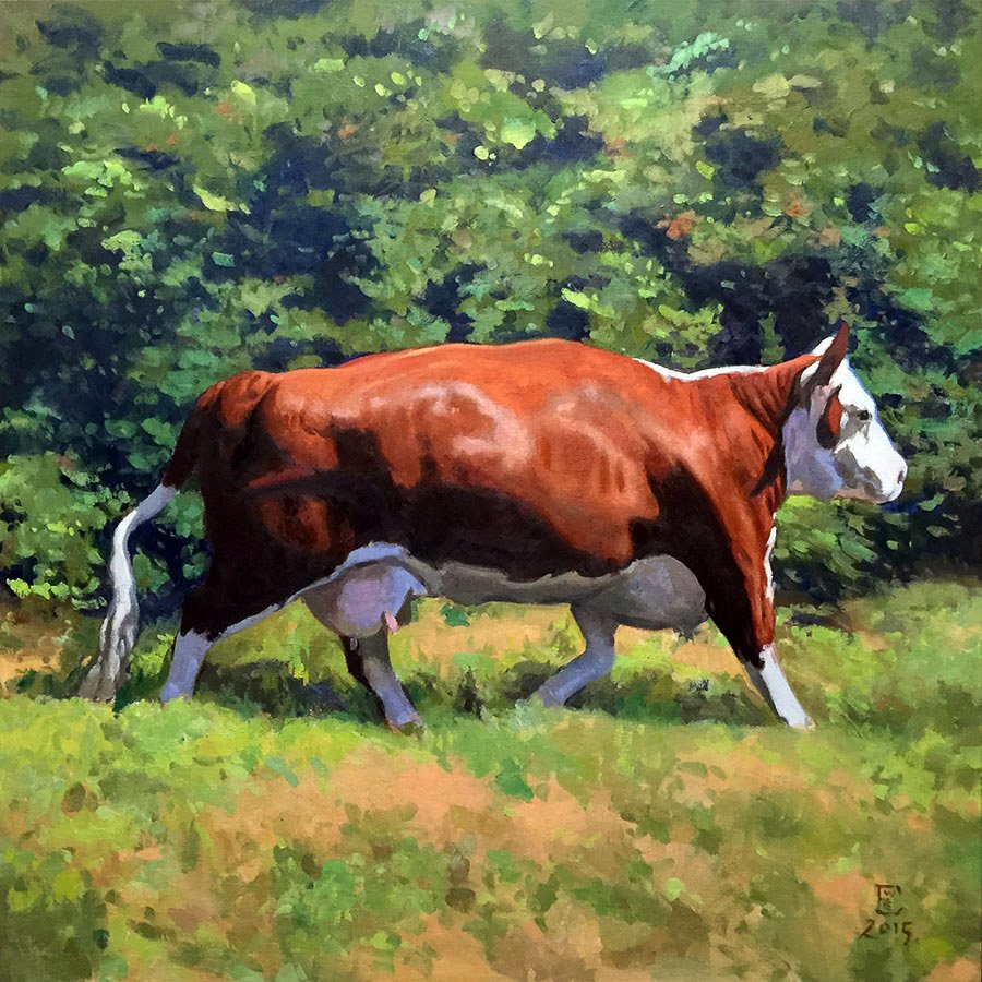 A Beast Of The Field, oil on canvas, 52 x 52 inches, copyright ©2015, $8,000